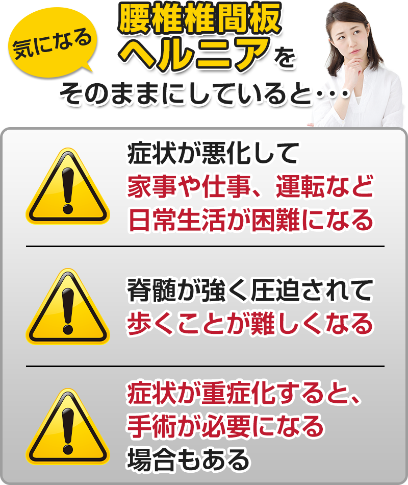 そのままにしていると…